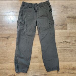 Sanctuary Women's Green Cargo Joggers Small Normcore Capsule Casual Minimalist